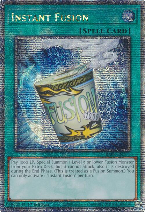 Instant Fusion (Quarter Century Secret Rare) [RA03-EN171] Quarter Century Secret Rare | Deep Dive Games St. Marys