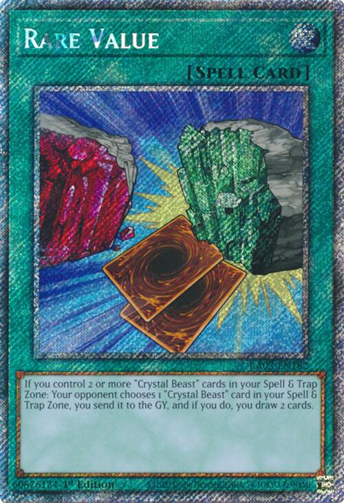 Rare Value (Platinum Secret Rare) [RA03-EN182] Platinum Secret Rare | Deep Dive Games St. Marys