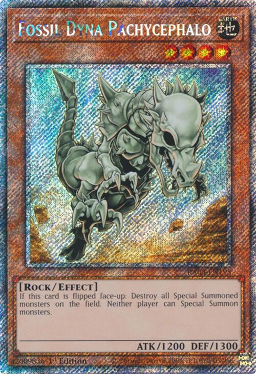 Fossil Dyna Pachycephalo (Platinum Secret Rare) [RA03-EN195] Platinum Secret Rare | Deep Dive Games St. Marys