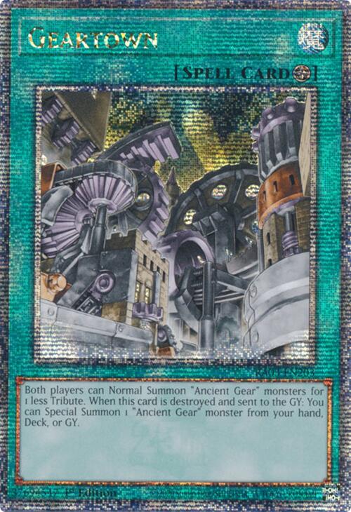 Geartown (Quarter Century Secret Rare) [RA03-EN203] Quarter Century Secret Rare | Deep Dive Games St. Marys