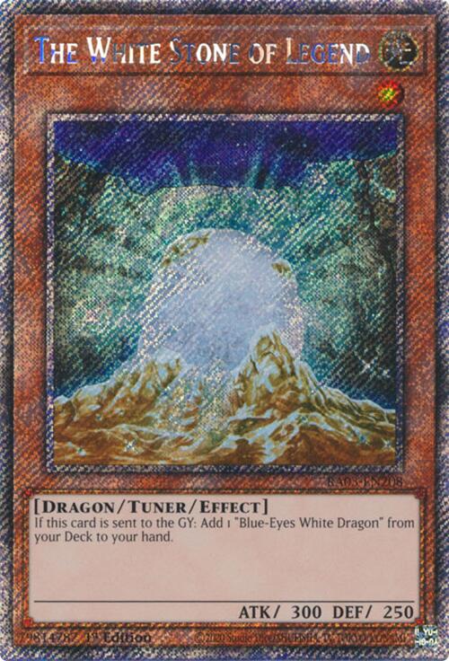 The White Stone of Legend (Platinum Secret Rare) [RA03-EN208] Platinum Secret Rare | Deep Dive Games St. Marys