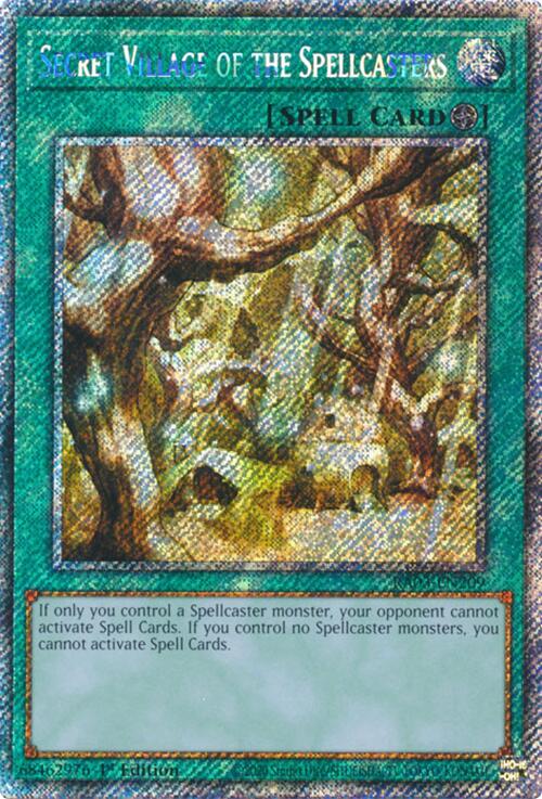 Secret Village of the Spellcasters (Platinum Secret Rare) [RA03-EN209] Platinum Secret Rare | Deep Dive Games St. Marys