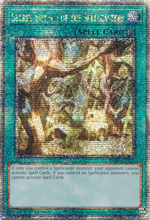 Secret Village of the Spellcasters (Quarter Century Secret Rare) [RA03-EN209] Quarter Century Secret Rare | Deep Dive Games St. Marys