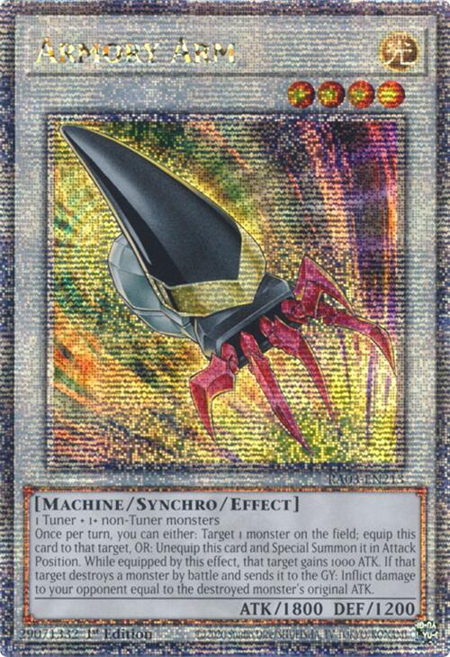 Armory Arm (Quarter Century Secret Rare) [RA03-EN213] Quarter Century Secret Rare | Deep Dive Games St. Marys