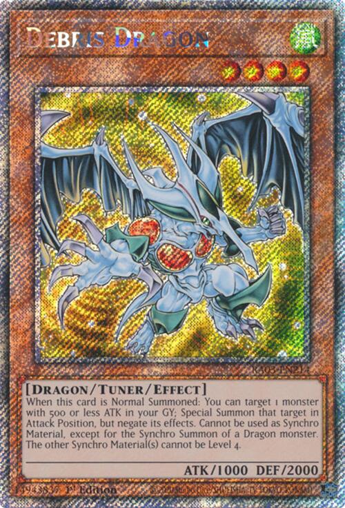 Debris Dragon (Platinum Secret Rare) [RA03-EN214] Platinum Secret Rare | Deep Dive Games St. Marys