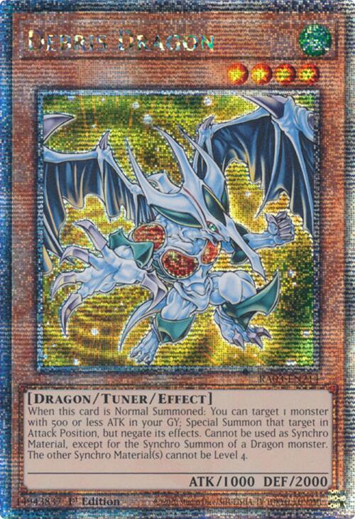 Debris Dragon (Quarter Century Secret Rare) [RA03-EN214] Quarter Century Secret Rare | Deep Dive Games St. Marys