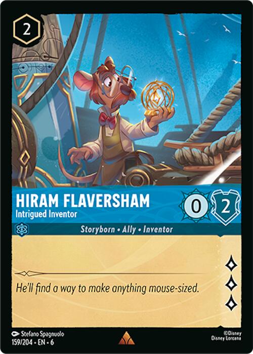 Hiram Flaversham - Intrigued Inventor (159/204) [Azurite Sea] | Deep Dive Games St. Marys