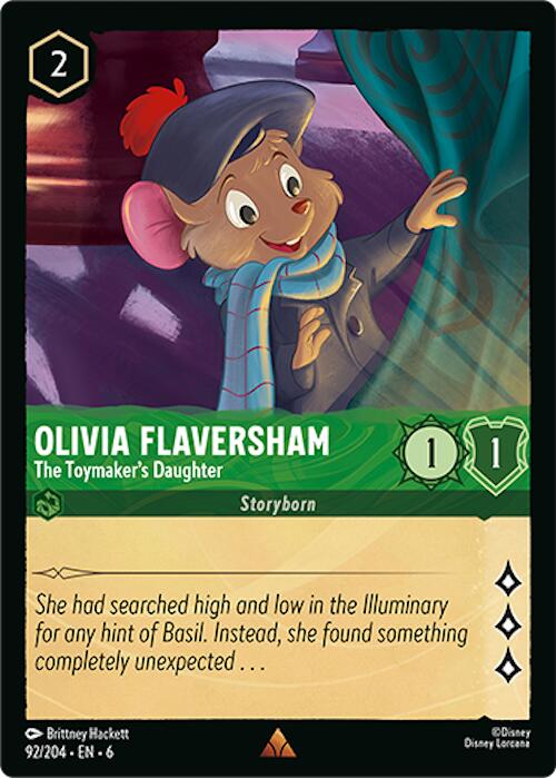 Olivia Flaversham - The Toymaker's Daughter (92/204) [Azurite Sea] | Deep Dive Games St. Marys