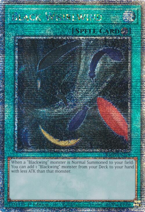 Black Whirlwind (Quarter Century Secret Rare) [RA03-EN219] Quarter Century Secret Rare | Deep Dive Games St. Marys