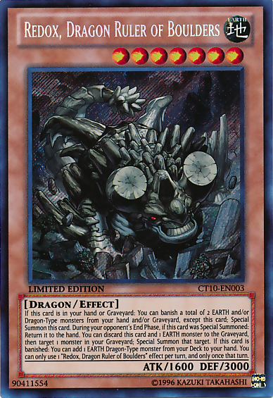 Redox, Dragon Ruler of Boulders [CT10-EN003] Secret Rare | Deep Dive Games St. Marys