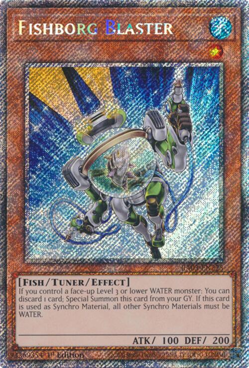 Fishborg Blaster (Platinum Secret Rare) [RA03-EN225] Platinum Secret Rare | Deep Dive Games St. Marys