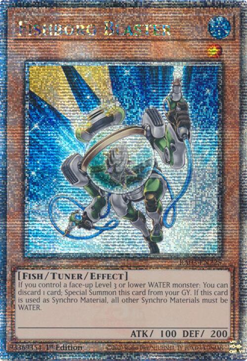 Fishborg Blaster (Quarter Century Secret Rare) [RA03-EN225] Quarter Century Secret Rare | Deep Dive Games St. Marys