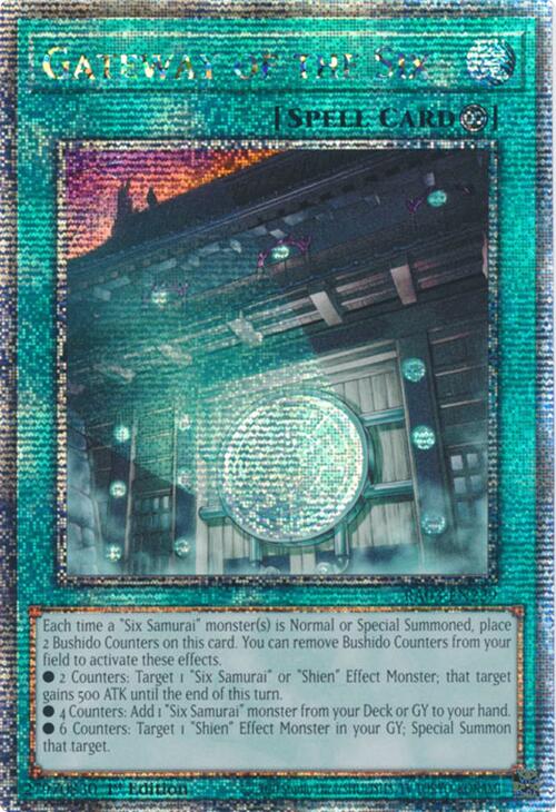 Gateway of the Six (Quarter Century Secret Rare) [RA03-EN229] Quarter Century Secret Rare | Deep Dive Games St. Marys