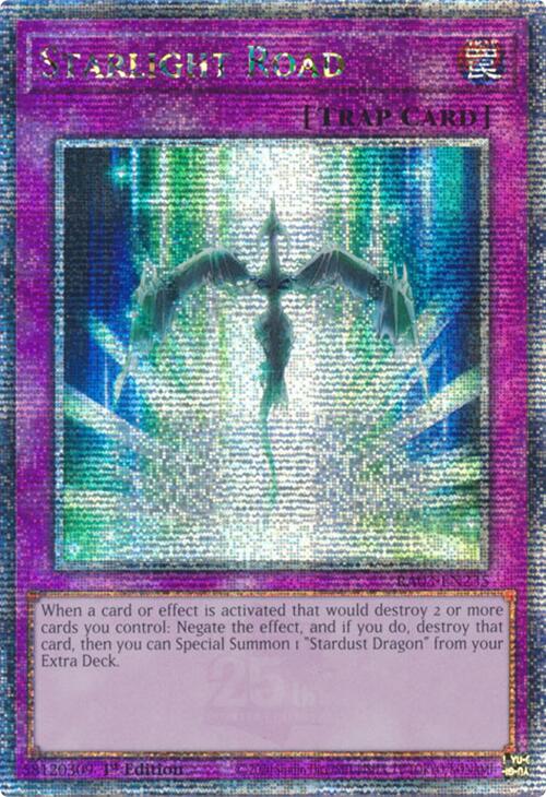 Starlight Road (Quarter Century Secret Rare) [RA03-EN235] Quarter Century Secret Rare | Deep Dive Games St. Marys