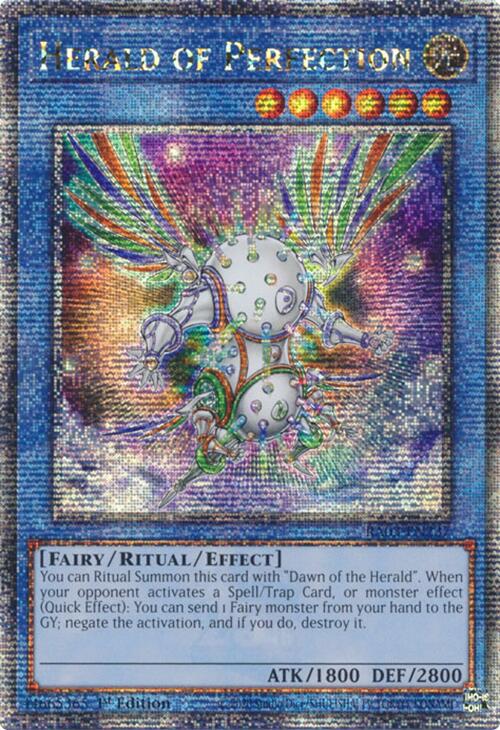 Herald of Perfection (Quarter Century Secret Rare) [RA03-EN237] Quarter Century Secret Rare | Deep Dive Games St. Marys