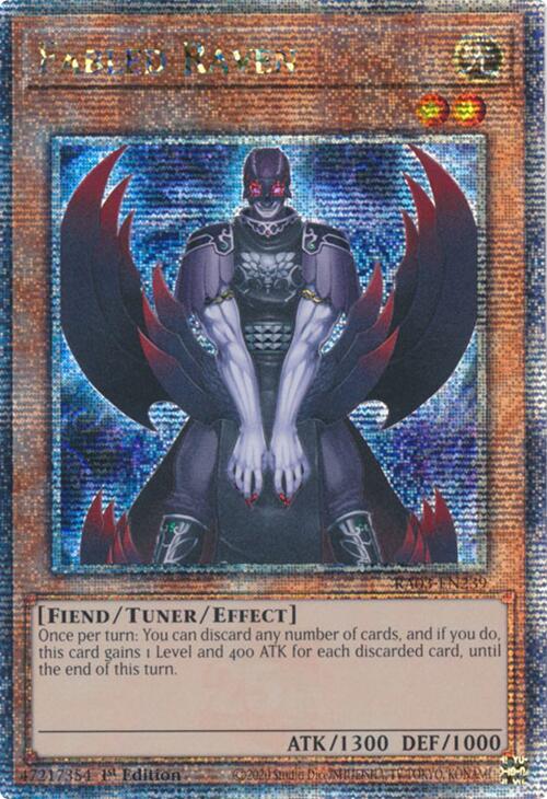 Fabled Raven (Quarter Century Secret Rare) [RA03-EN239] Quarter Century Secret Rare | Deep Dive Games St. Marys