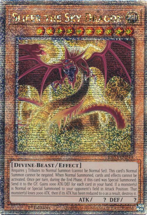 Slifer the Sky Dragon (Quarter Century Secret Rare) [RA03-EN244] Quarter Century Secret Rare | Deep Dive Games St. Marys