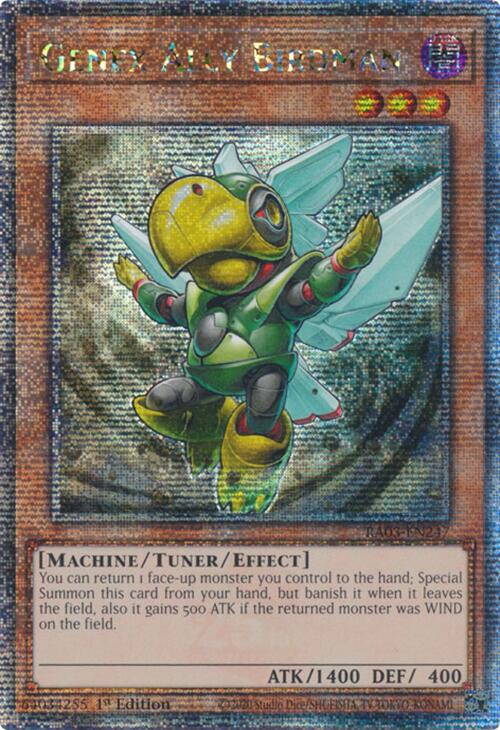 Genex Ally Birdman (Quarter Century Secret Rare) [RA03-EN247] Quarter Century Secret Rare | Deep Dive Games St. Marys