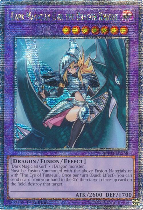 Dark Magician Girl the Dragon Knight (Quarter Century Secret Rare) [RA03-EN258] Quarter Century Secret Rare | Deep Dive Games St. Marys