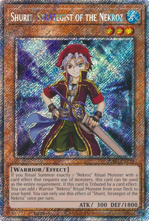 Shurit, Strategist of the Nekroz (Platinum Secret Rare) [RA03-EN259] Platinum Secret Rare | Deep Dive Games St. Marys