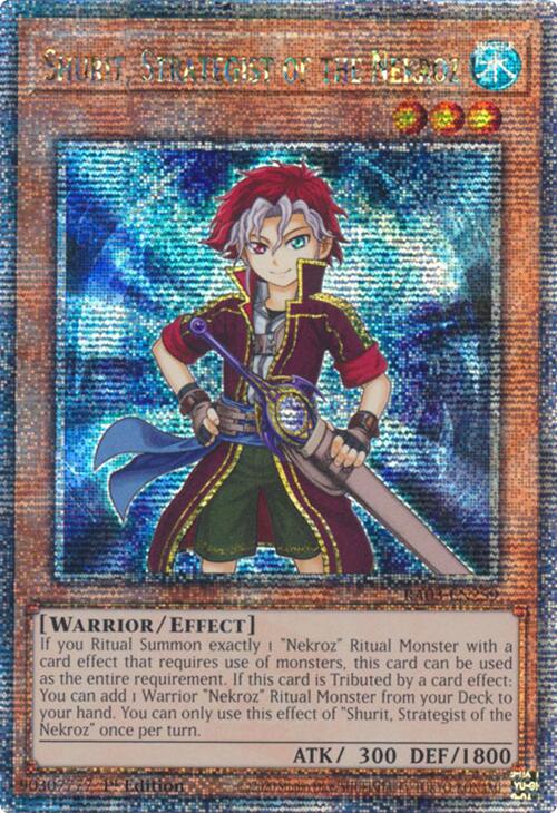 Shurit, Strategist of the Nekroz (Quarter Century Secret Rare) [RA03-EN259] Quarter Century Secret Rare | Deep Dive Games St. Marys