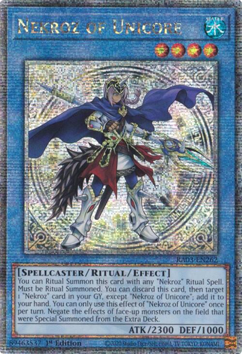 Nekroz of Unicore (Quarter Century Secret Rare) [RA03-EN262] Quarter Century Secret Rare | Deep Dive Games St. Marys