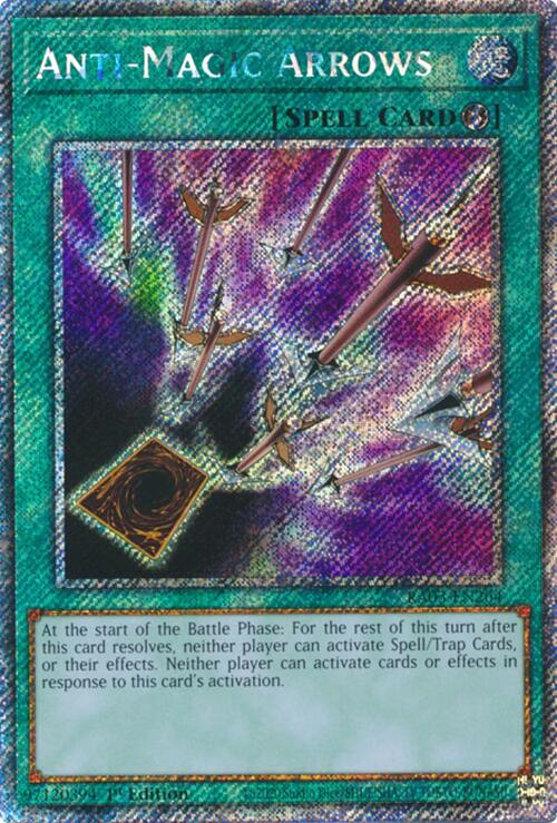 Anti-Magic Arrows (Platinum Secret Rare) [RA03-EN264] Platinum Secret Rare | Deep Dive Games St. Marys