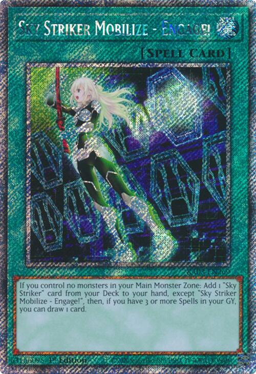 Sky Striker Mobilize - Engage! (Platinum Secret Rare) [RA03-EN269] Platinum Secret Rare | Deep Dive Games St. Marys