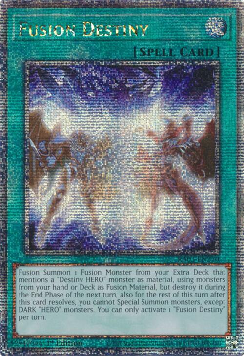 Fusion Destiny (Quarter Century Secret Rare) [RA03-EN270] Quarter Century Secret Rare | Deep Dive Games St. Marys