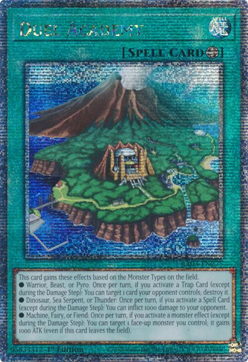 Duel Academy (card) (Quarter Century Secret Rare) [RA03-EN275] Quarter Century Secret Rare | Deep Dive Games St. Marys