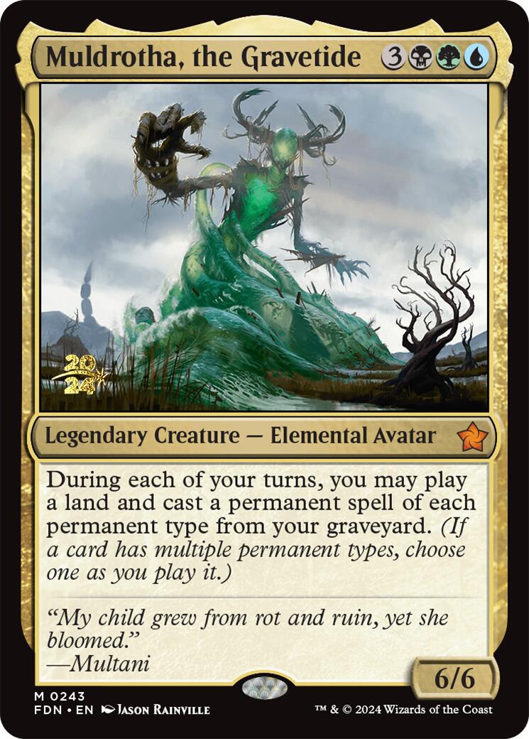 Muldrotha, the Gravetide [Foundations Prerelease Promos] | Deep Dive Games St. Marys