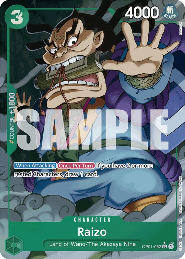 Raizo (Full Art) [Premium Booster -The Best-] | Deep Dive Games St. Marys