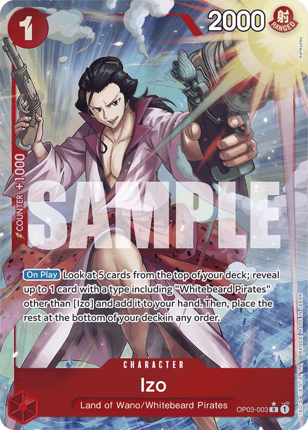 Izo (OP03-003) (Full Art) [Premium Booster -The Best-] | Deep Dive Games St. Marys