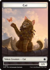 Spirit // Cat (0001) Doubled-Sided Token [Foundations Tokens] | Deep Dive Games St. Marys