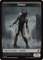 Zombie // Insect Doubled-Sided Token [Foundations Tokens] | Deep Dive Games St. Marys