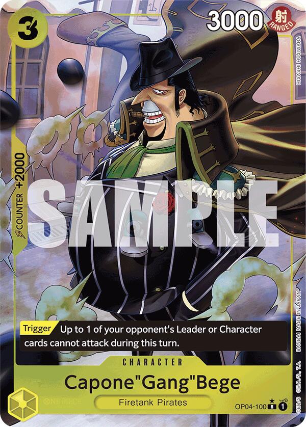 Capone"Gang"Bege (OP04-100) (Full Art) [Premium Booster -The Best-] | Deep Dive Games St. Marys