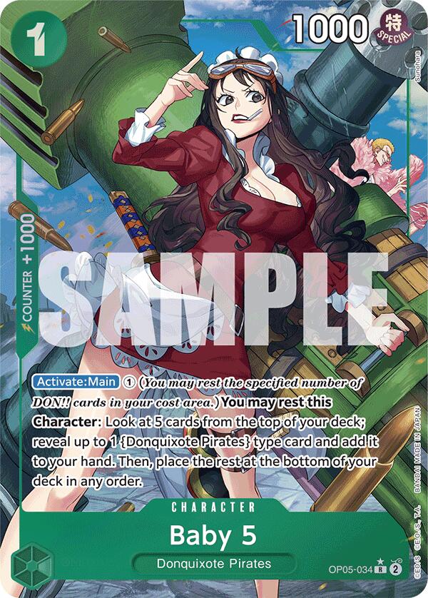 Baby 5 (OP05-034) (Alternate Art) [Premium Booster -The Best-] | Deep Dive Games St. Marys