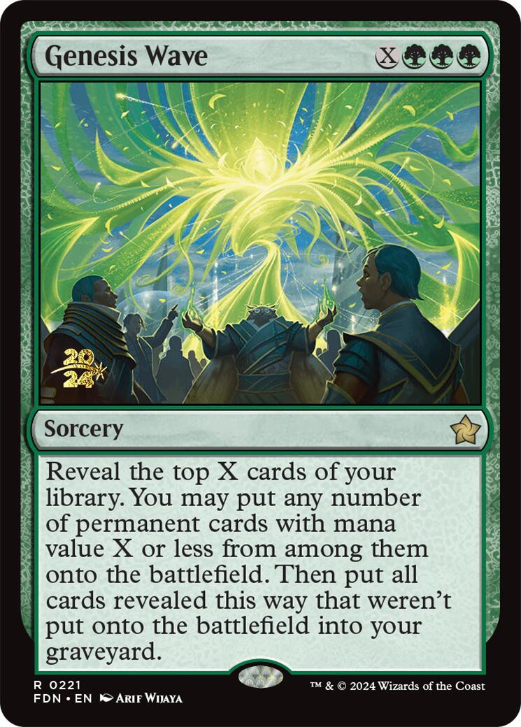 Genesis Wave [Foundations Prerelease Promos] | Deep Dive Games St. Marys