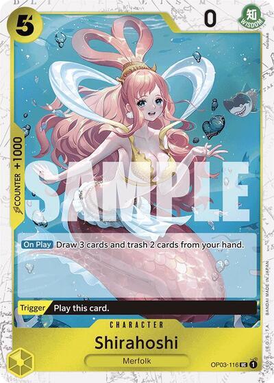 Shirahoshi (OP03-116) (Jolly Roger Foil) [Premium Booster -The Best-] | Deep Dive Games St. Marys
