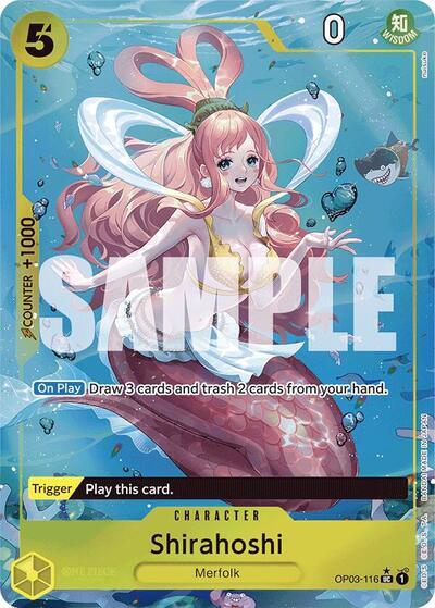 Shirahoshi (OP03-116) (Full Art) [Premium Booster -The Best-] | Deep Dive Games St. Marys