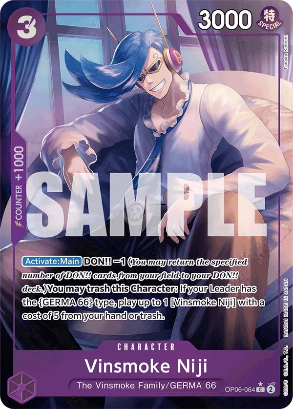 Vinsmoke Niji (OP06-064) (Full Art) [Premium Booster -The Best-] | Deep Dive Games St. Marys