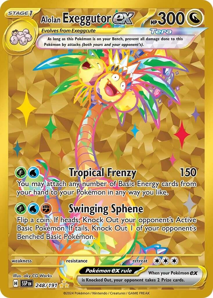 Alolan Exeggutor ex (248/191) [Scarlet & Violet: Surging Sparks] | Deep Dive Games St. Marys