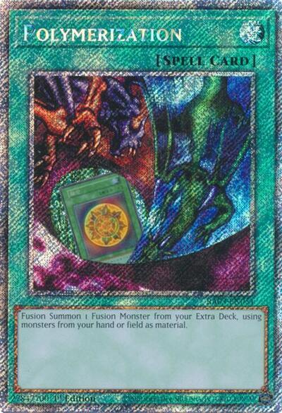 Polymerization (Alternate Art) (Platinum Secret Rare) [RA03-EN051] Platinum Secret Rare | Deep Dive Games St. Marys