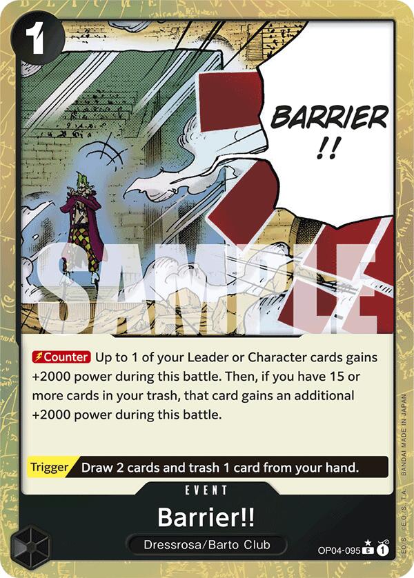 Barrier!! (Textured Foil) [Premium Booster -The Best-] | Deep Dive Games St. Marys