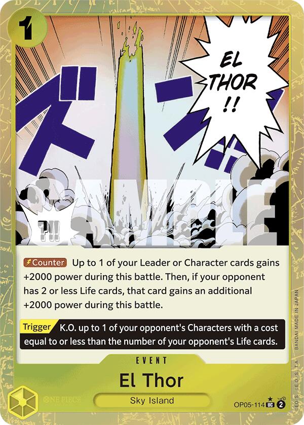 El Thor (Textured Foil) [Premium Booster -The Best-] | Deep Dive Games St. Marys