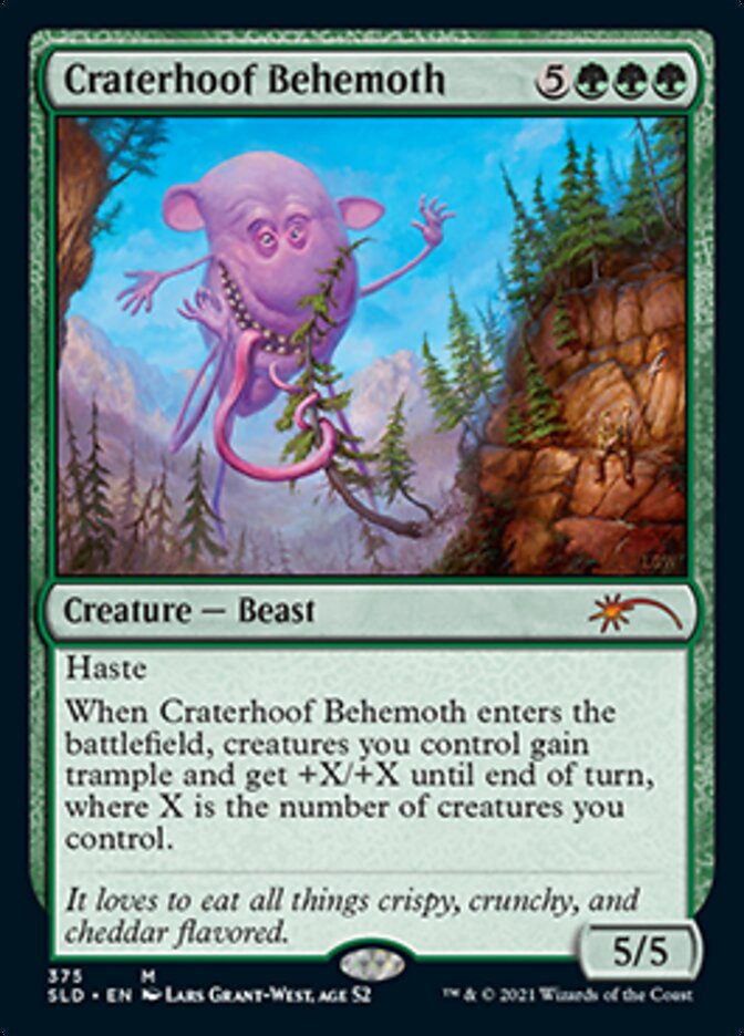 Craterhoof Behemoth (375) [Secret Lair Drop Series] | Deep Dive Games St. Marys