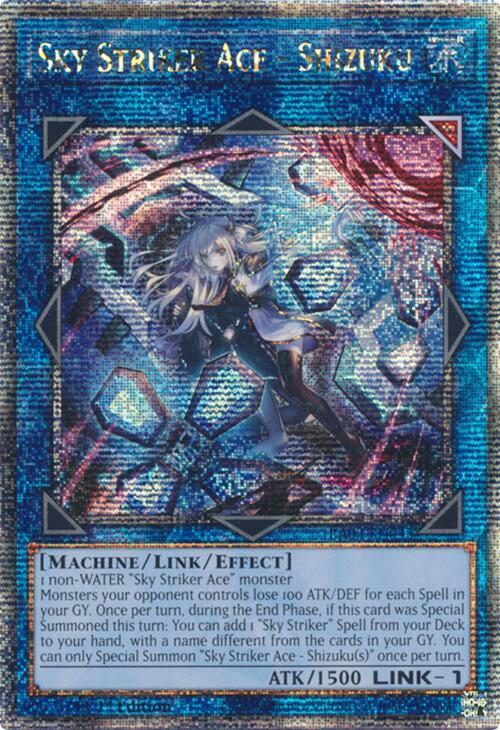 Sky Striker Ace - Shizuku (Alternate Art) (Quarter Century Secret Rare) [RA03-EN043] Quarter Century Secret Rare | Deep Dive Games St. Marys