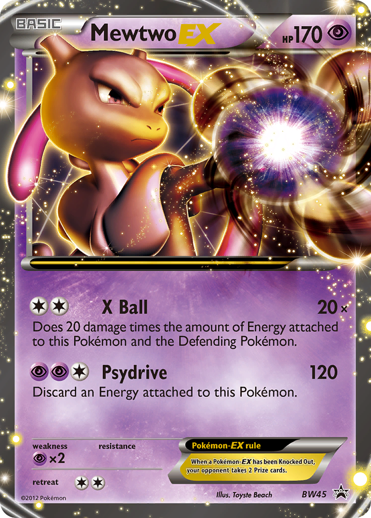 Mewtwo EX (BW45) [Black & White: Black Star Promos] | Deep Dive Games St. Marys