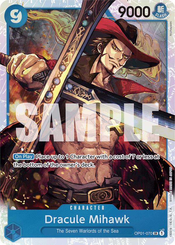 Dracule Mihawk (OP01-070) (Reprint) [Premium Booster -The Best-] | Deep Dive Games St. Marys