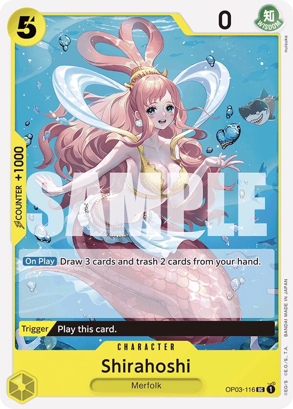 Shirahoshi (OP03-116) (Reprint) [Premium Booster -The Best-] | Deep Dive Games St. Marys